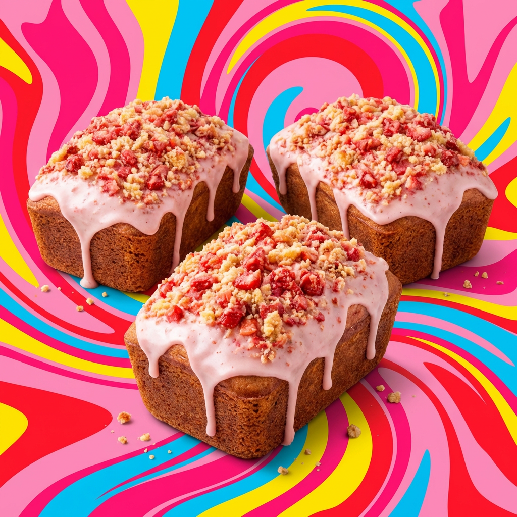 Strawberry Crumb Crazed