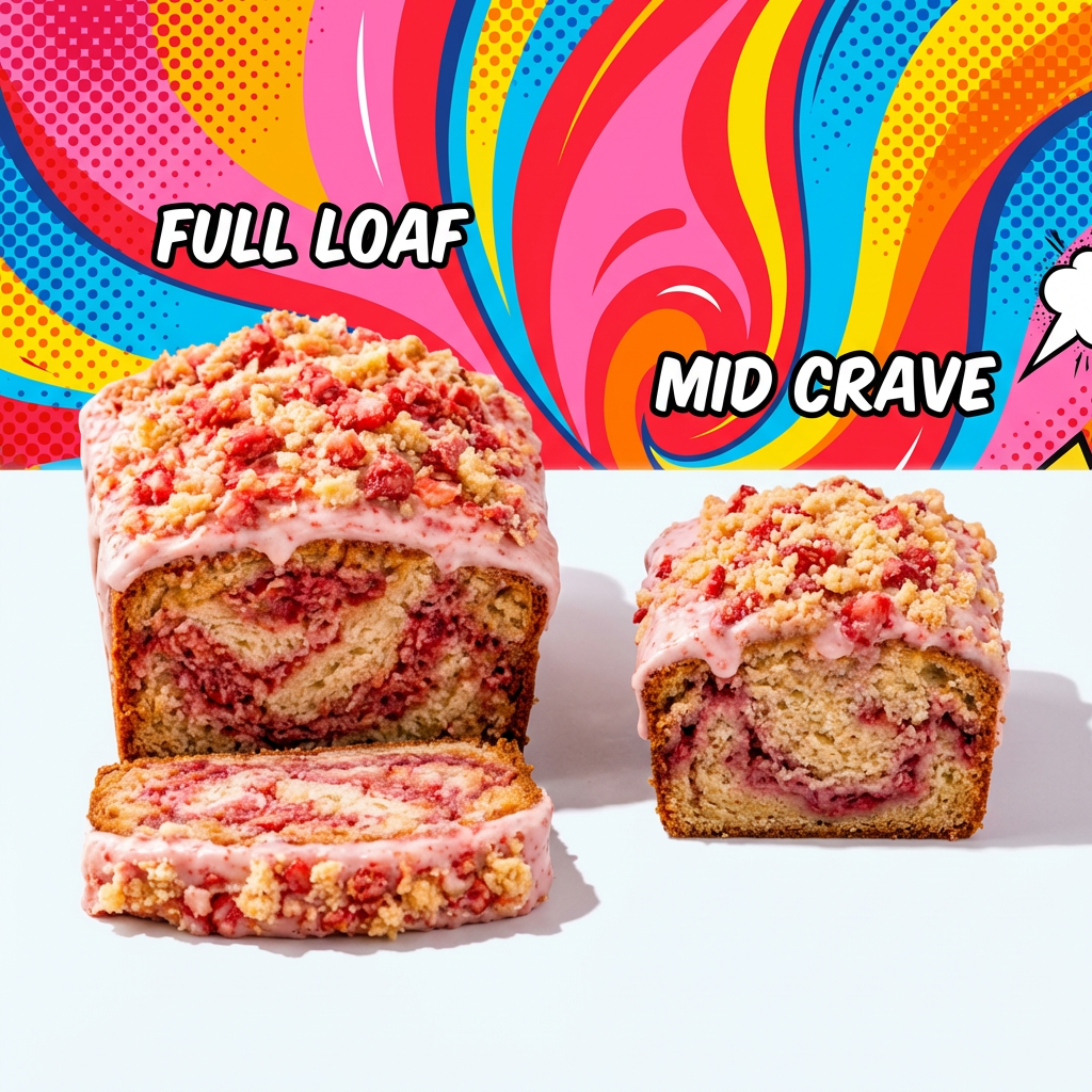 Strawberry Crumb Crazed